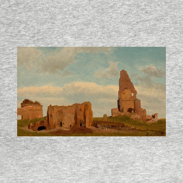 Ruins - Campagna of Rome by Albert Bierstadt by Classic Art Stall